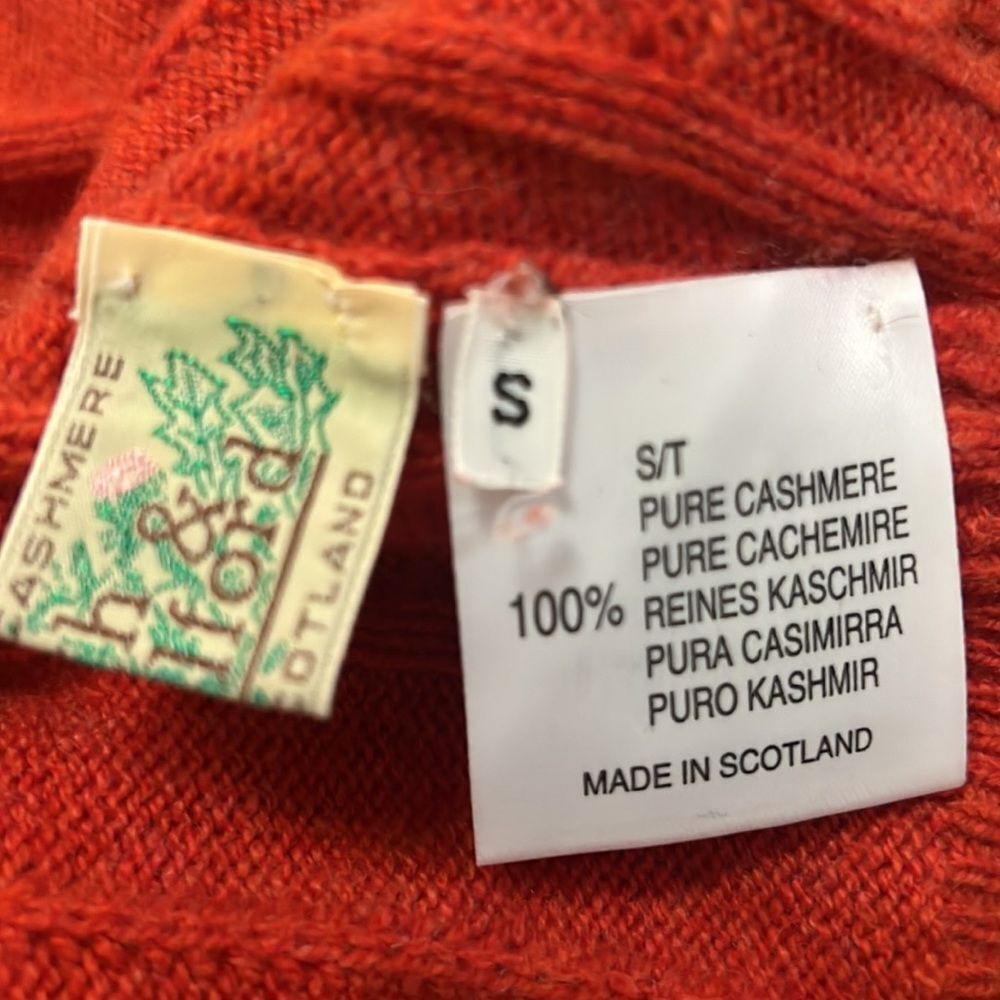 SMITH & TELFORD 100% CASHMERE‎ TURTLENECK SWEATER SIZE S - Picture 4 of 4